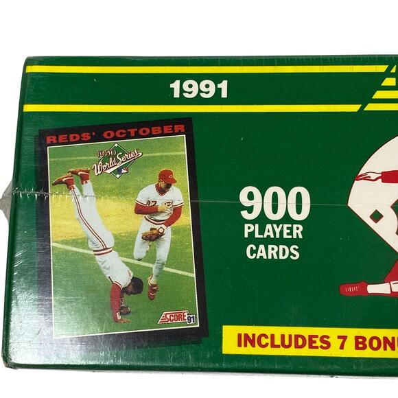 1991 SCORE MLB Baseball 900 Cards Complete Collector Set Factory Sealed Box - Picture 5 of 6